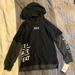 Carter’s Boys Hooded Shirt - Size 4/5 NWT